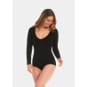 Magic Body Fashion Bamboo Bodysuit Black