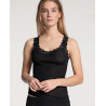 CALIDA Tank Top Lace WOOL & SILK12990 996 Black