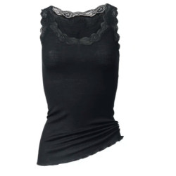 CALIDA Tank Top Lace WOOL & SILK12990 996 Black