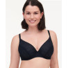 Femilet Full Cup Bra Daily Graphic F94610 Black