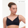 Femilet Soft Bra w. Padding Daily Graphic F94670 Black