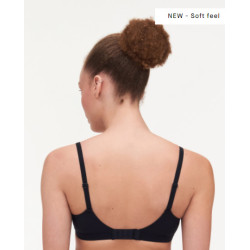 Femilet Soft Bra w. Padding Daily Graphic F94670 Black
