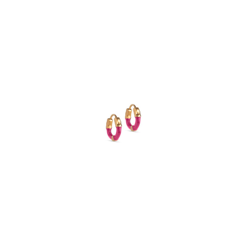 Enamel Lina Small Goops E279GM Fuchsia Pink