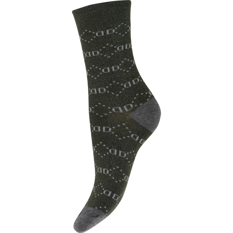 Decoy Ankel Sock Glitter 21475 9084 Green Glitter