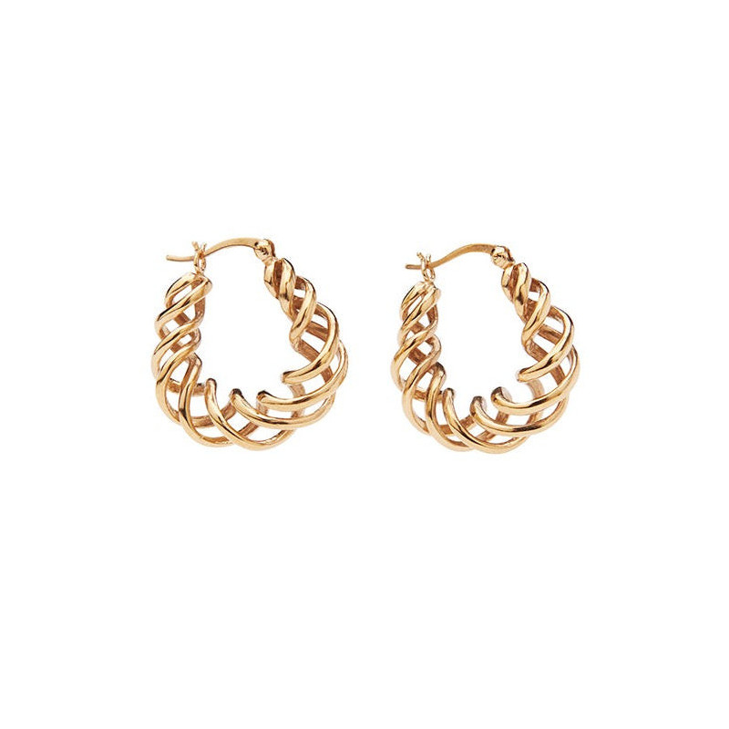 Pico Kaja Hoops Goldplated