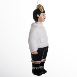 BRINK NORDIC Julekugle - 14cm Boy Greenland