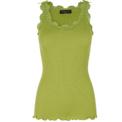 Rosemunde Silk Top W/Lace 5205-466 Avokado Green