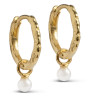 Enamel Hoops W271GM Belle Pearl