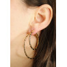 Pico Mulle Grande Hoops R01024 Silver