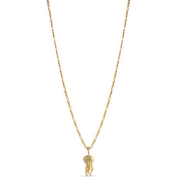 Enamel N91 Jellyfish Necklace Gold