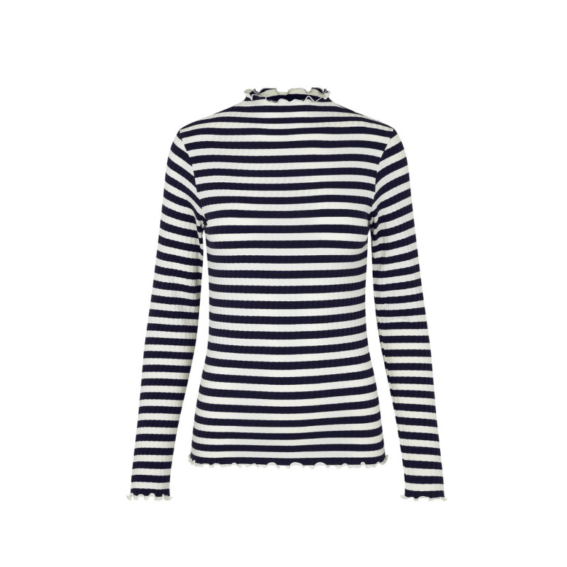 Mads Nørgaard Trutte Tee LS 202877 8807 5x5 Stripe/Deep Well