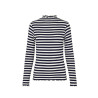 Mads Nørgaard Trutte Tee LS 202877 8807 5x5 Stripe/Deep Well