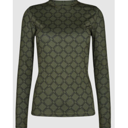 HYPEtheDETAIL Printed Blouse 3-200-14-33 Army Green