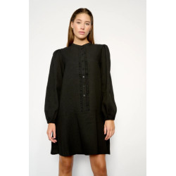 Noella Pastis Ruffle Dress 12341037 Black