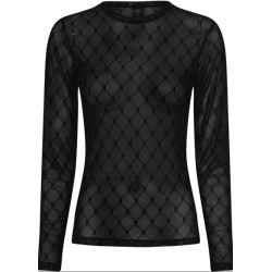 HYPEtheDETAIL Mesh Blouse 3-300-14-9 Black