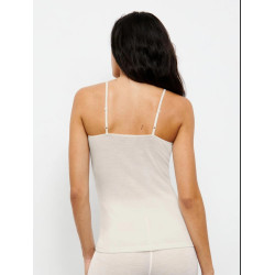 Juliana Chemise Top - 100% Merino-uld FN1581-035 Off White