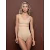 BYE BRA Invisible High Waist Thong Beige