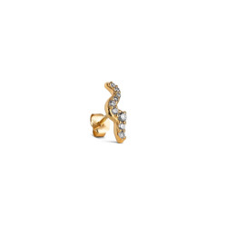 Enamel Lydia Studs E302G Gold