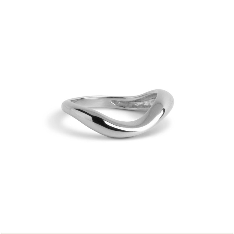 Enamel Agnete Small Ring R74S Silver
