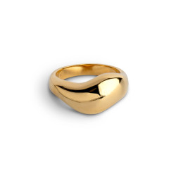 Enamel Agnete Large Ring R73G Gold