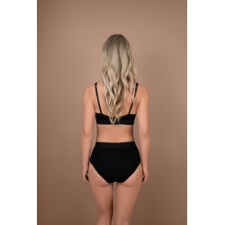 BYE BRA Natural Rib Hiphugger Black