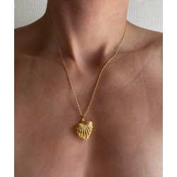 Pico Secret Love Necklace  J02002-001 Gold