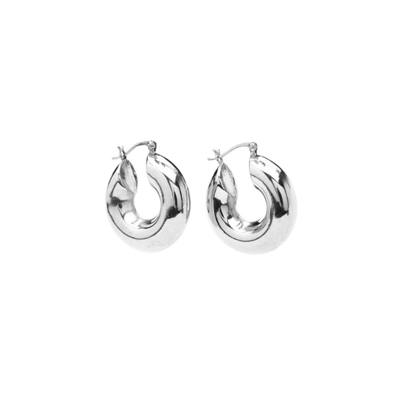 Pico Mara Chunky Hoops Q01016-FS Silver