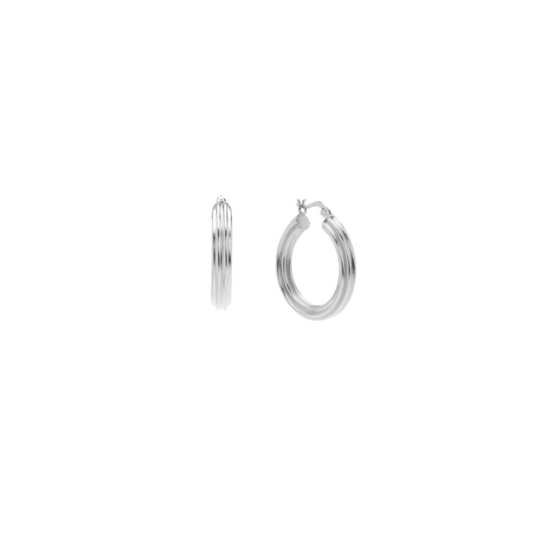 Pico Cecilia Hoops T01008-FS Silver