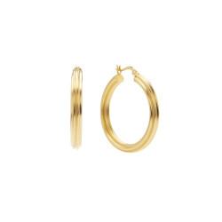 Pico Cecilia Grande Hoops T01009-FG Gold