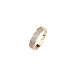 Pivo Evie Crystal Ring M04002 Gold