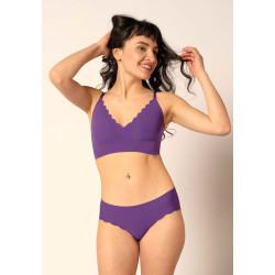 SKINY Crop Top Micro Remo. Pads 084272 S474 Amethyst