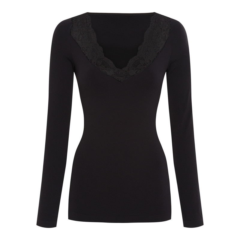 Tim & Simonsen Belen V-Lace LS H5-631 Black