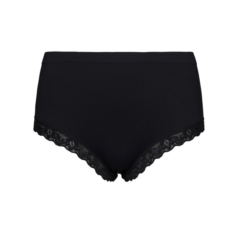 Tim & Simonsen Feline Rib Midi Panties M134 Black