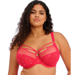 Elomi Sachi Plunge Full Cup Bra EL453REI Red Confetti