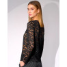 Noella Lola Lace Blouse 12358001 Black