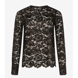 Noella Lola Lace Blouse 12358001 Black