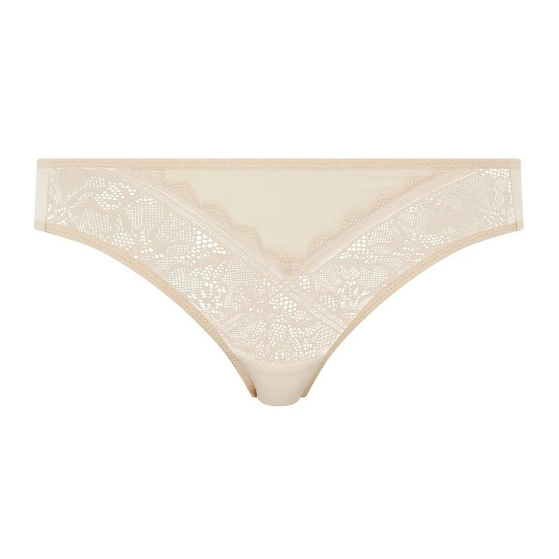 Chantelle EasyFeel Brazilian Floral Touch F942G 01N Golden Beige