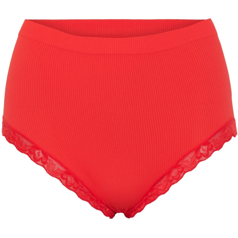 Tim & Simonsen Feline Rib Midi Panties M134 Red