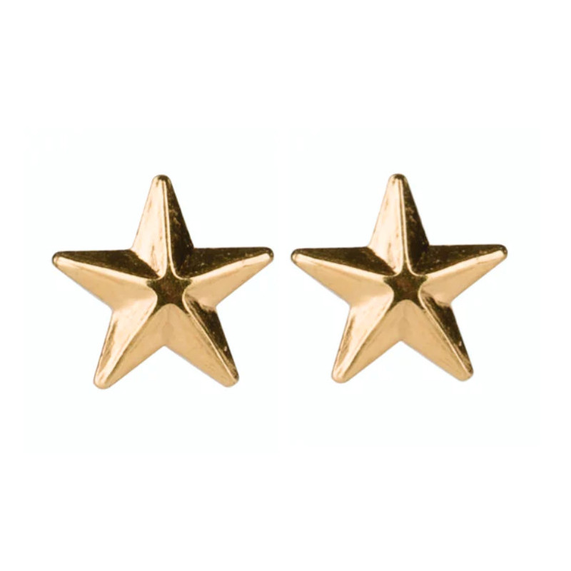 Pico Twinkle Star Stud 3mm 010203 Goldplated