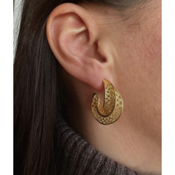 Pico Filigran Afrika Grande Studs V01010 Goldplated