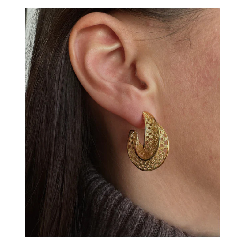 Pico Filigran Afrika Grande Studs V01010 Goldplated