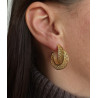 Pico Filigran Afrika Grande Studs V01010 Goldplated