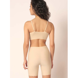 SKINY Crop Top Micro Remo. Pads 084272 Beige