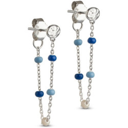 Enamel Lola Earring E140S Marine