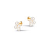 Enamel Mae Earrings E354GM Gold-plated Pearl