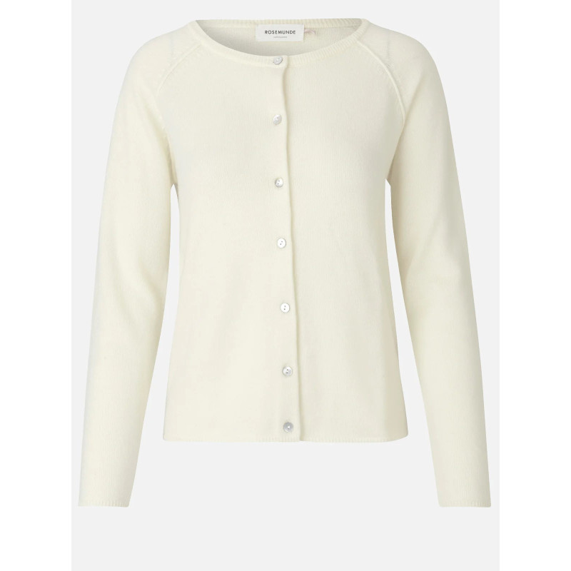 Rosemunde Wool & cashmere Cardigan 1421-037 Ivory