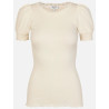 Rosemunde Organic T-shirt W. Lace 4892-037 Ivory