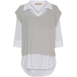 Marta Du Château Norah Shirt/Vest set 80389 Grey