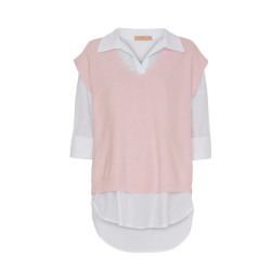 Marta Du Château Norah Shirt/Vest set 80389 Rosa
