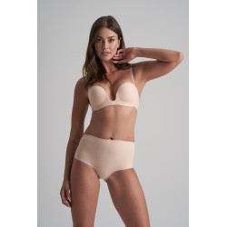 BYE BRA Low Back Mid Waist Brief Beige